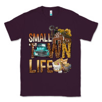 Plum Small Town Life Classic Tee - BundleAndBundleShop