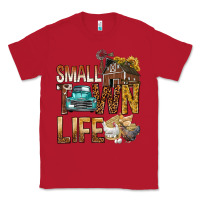 Red Small Town Life Classic Tee - BundleAndBundleShop