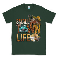 Sports Green Small Town Life Classic Tee - BundleAndBundleShop