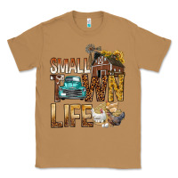 Toasted Coconut Small Town Life Classic Tee - BundleAndBundleShop