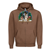 Chestnut christmas vibes Zipper Hoodie - CowGirlArtShop