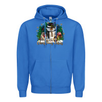 True Royal christmas vibes Zipper Hoodie - CowGirlArtShop
