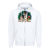 White christmas vibes Zipper Hoodie - CowGirlArtShop