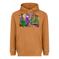 Meerkat Christmas Louisiana Mardi Gras trees Heavyweight Hoodie - FaDigitalArtStudio