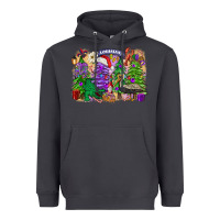 Smoke Christmas Louisiana Mardi Gras trees Heavyweight Hoodie - FaDigitalArtStudio