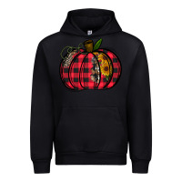 Black Buffalo Pumpkin Urban Hoodie - CowhideDigitalArt