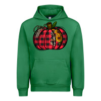 Emerald Buffalo Pumpkin Urban Hoodie - CowhideDigitalArt