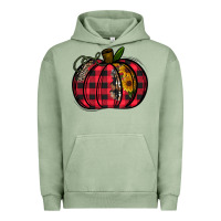 Pigment Oil Green Buffalo Pumpkin Urban Hoodie - CowhideDigitalArt
