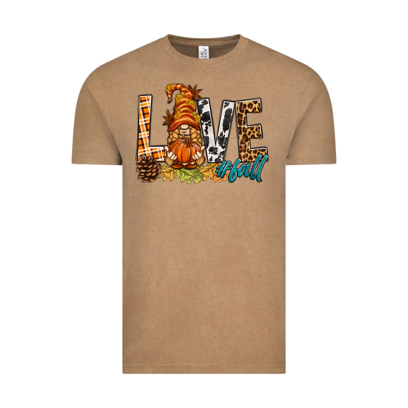 Love Fall Gnome Vintage Tee by BundleAndBundleShop | Teevron