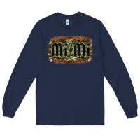 Navy Camouflage Patterned Mimi Tried Long Sleeve Tee - Bettercallsaul