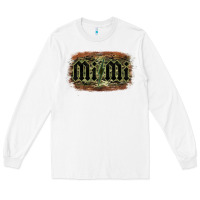 White Camouflage Patterned Mimi Tried Long Sleeve Tee - Bettercallsaul