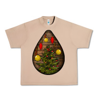 Burro christmas  teardrop Urban Heavy Tee - BundleAndBundleShop