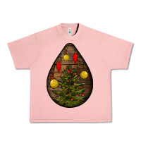 Salmon christmas  teardrop Urban Heavy Tee - BundleAndBundleShop