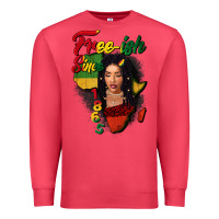 Cardinal Free-ish since 1865 black woman Premium Sweatshirt - FaDigitalArtStudio