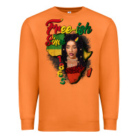 Carrot Free-ish since 1865 black woman Premium Sweatshirt - FaDigitalArtStudio