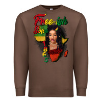 Chestnut Free-ish since 1865 black woman Premium Sweatshirt - FaDigitalArtStudio