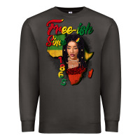 Smoke Free-ish since 1865 black woman Premium Sweatshirt - FaDigitalArtStudio