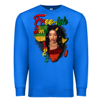 True Royal Free-ish since 1865 black woman Premium Sweatshirt - FaDigitalArtStudio