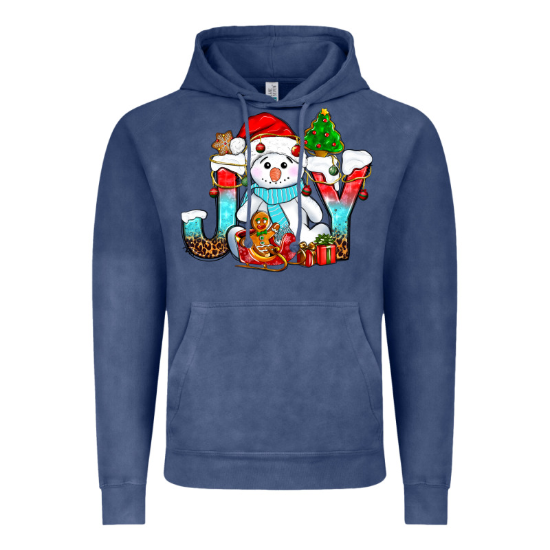 Joy Christmas With Snowman Bbs Vintage Hoodie by BundleAndBundleShop | Teevron