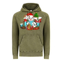 Vintage Olive joy christmas with snowman bbs Vintage Hoodie - BundleAndBundleShop