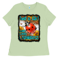 Matcha Western Just A Girl Who Loves Ladybug Ladies Tee - LillyAllenDesigns