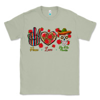 Matcha Peace Love Dia De Los Muertos Classic Tee - BundleAndBundleShop