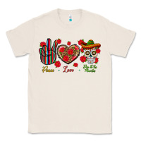 Natural Peace Love Dia De Los Muertos Classic Tee - BundleAndBundleShop