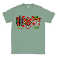 Sage Peace Love Dia De Los Muertos Classic Tee - BundleAndBundleShop