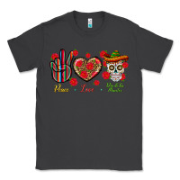 Smoke Peace Love Dia De Los Muertos Classic Tee - BundleAndBundleShop