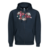 Navy strong cancer awareness 12 inches 300 dpi Zipper Hoodie - CowGirlArtShop