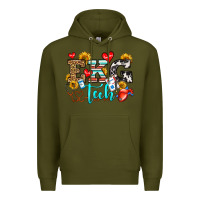 Army Green ekg tech Premium Hoodie - OliviaCreatesArt