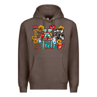 Coffee ekg tech Premium Hoodie - OliviaCreatesArt