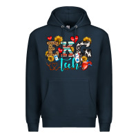 Navy ekg tech Premium Hoodie - OliviaCreatesArt