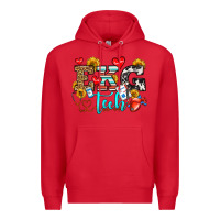 Red ekg tech Premium Hoodie - OliviaCreatesArt