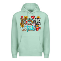 Seafoam ekg tech Premium Hoodie - OliviaCreatesArt