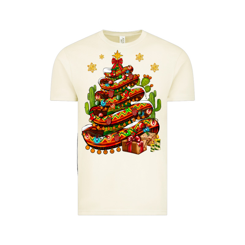 Christmas Feliz Navidad Sombrero Tree Vintage Tee by BundleAndBundleShop | Teevron