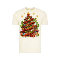 Vintage Arctic Christmas Feliz Navidad Sombrero Tree Vintage Tee - BundleAndBundleShop