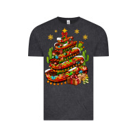 Vintage Black Christmas Feliz Navidad Sombrero Tree Vintage Tee - BundleAndBundleShop