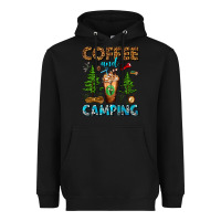 Black Coffee And Camping Frappe Heavyweight Hoodie - FaDigitalArtStudio