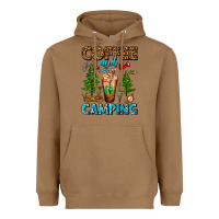 Toasted Coconut Coffee And Camping Frappe Heavyweight Hoodie - FaDigitalArtStudio