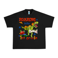 Black roaring into 1st grade Urban Heavy Tee - BundleAndBundleShop
