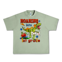 Oil Green roaring into 1st grade Urban Heavy Tee - BundleAndBundleShop