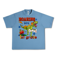 Pebble Blue roaring into 1st grade Urban Heavy Tee - BundleAndBundleShop