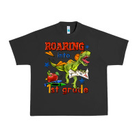 Pigment Black roaring into 1st grade Urban Heavy Tee - BundleAndBundleShop