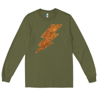Army Green Western Vintage Pattern Lightning Long Sleeve Tee - Bettercallsaul