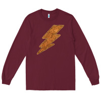 Burgundy Western Vintage Pattern Lightning Long Sleeve Tee - Bettercallsaul