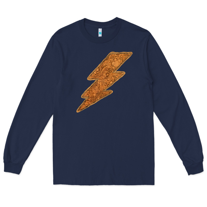 Western Vintage Pattern Lightning Long Sleeve Tee by Bettercallsaul | Teevron