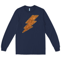 Navy Western Vintage Pattern Lightning Long Sleeve Tee - Bettercallsaul
