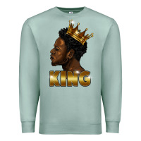 Seafoam black king Premium Sweatshirt - FaDigitalArtStudio