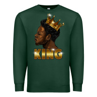 Sports Green black king Premium Sweatshirt - FaDigitalArtStudio